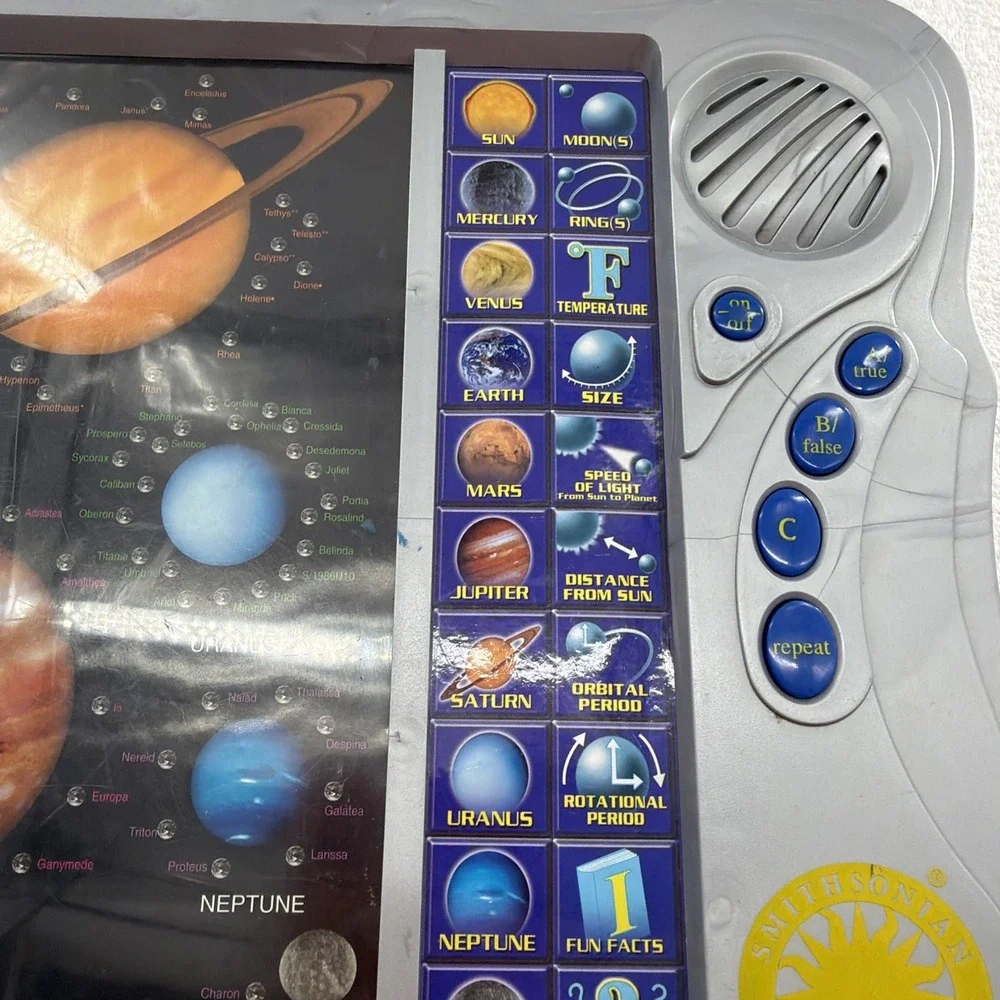 Smithsonian IN. Interactive Solar System: Travel in Space and Learn Vintage 90s